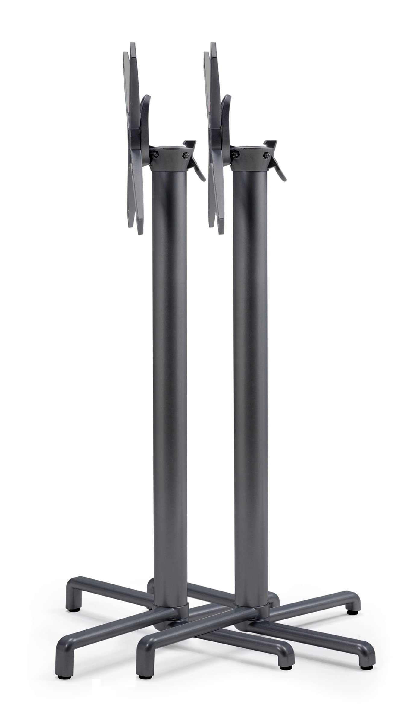 Nardi Stehtischgestell Tischbein Klappbar | Premium | PN5545/110 | Stehtisch | Aluminium | Höhe 107 cm | 6,7 kg | Standfläche 52x48 cm | max. Tischplattengröße 70x70 / Ø 70 cm