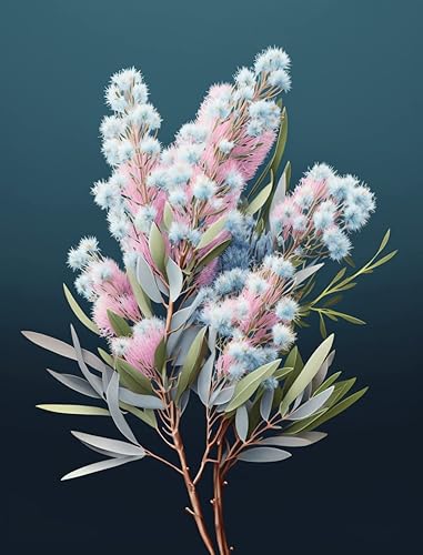 Miniatura 8 de Kits de pintura de diamantes 5D para adultos, flores de jacinto, bordado completo, punto de cruz, pinturas de diamantes de imitación de cristal,