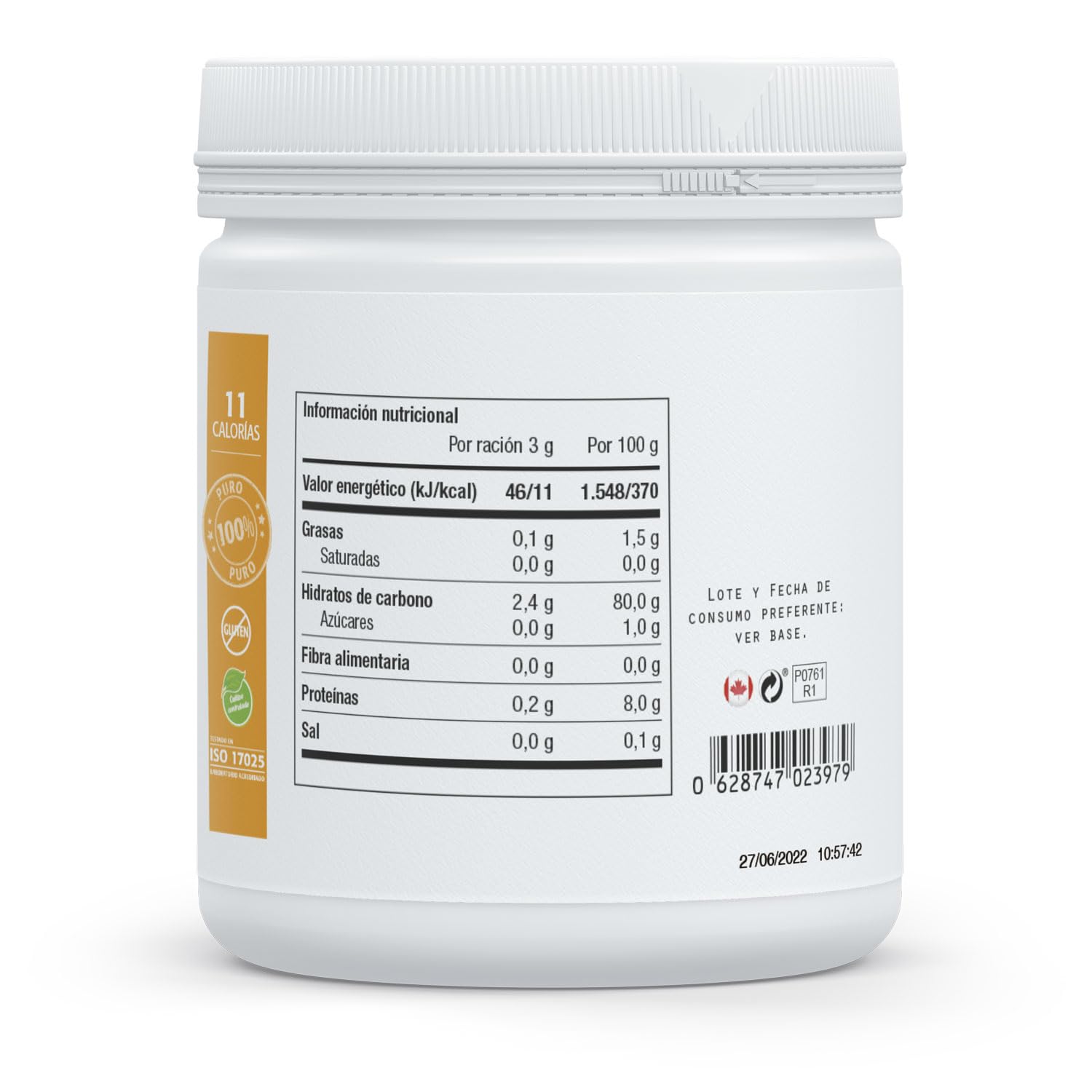 SURA VITASAN FermentActiv Jengibre en Polvo 100% Fermentado 150 g – Suplemento Herbal – Apoyo a la Digestión y el Sistema Inmunológico – Vegano y sin Gluten – 3 g por Ración