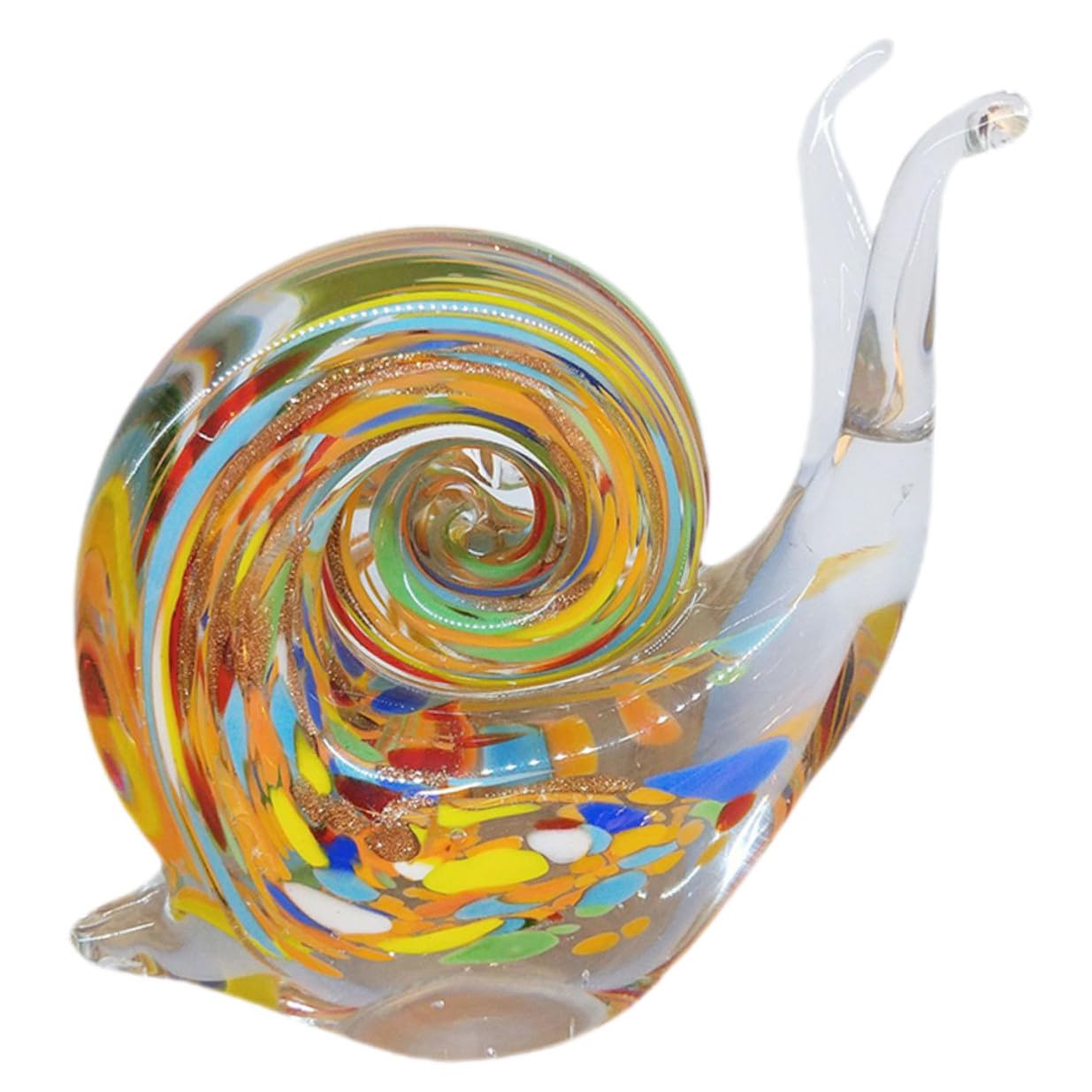 Figurine escargot en verre décor d'intérieur ornement décoratif de jardin