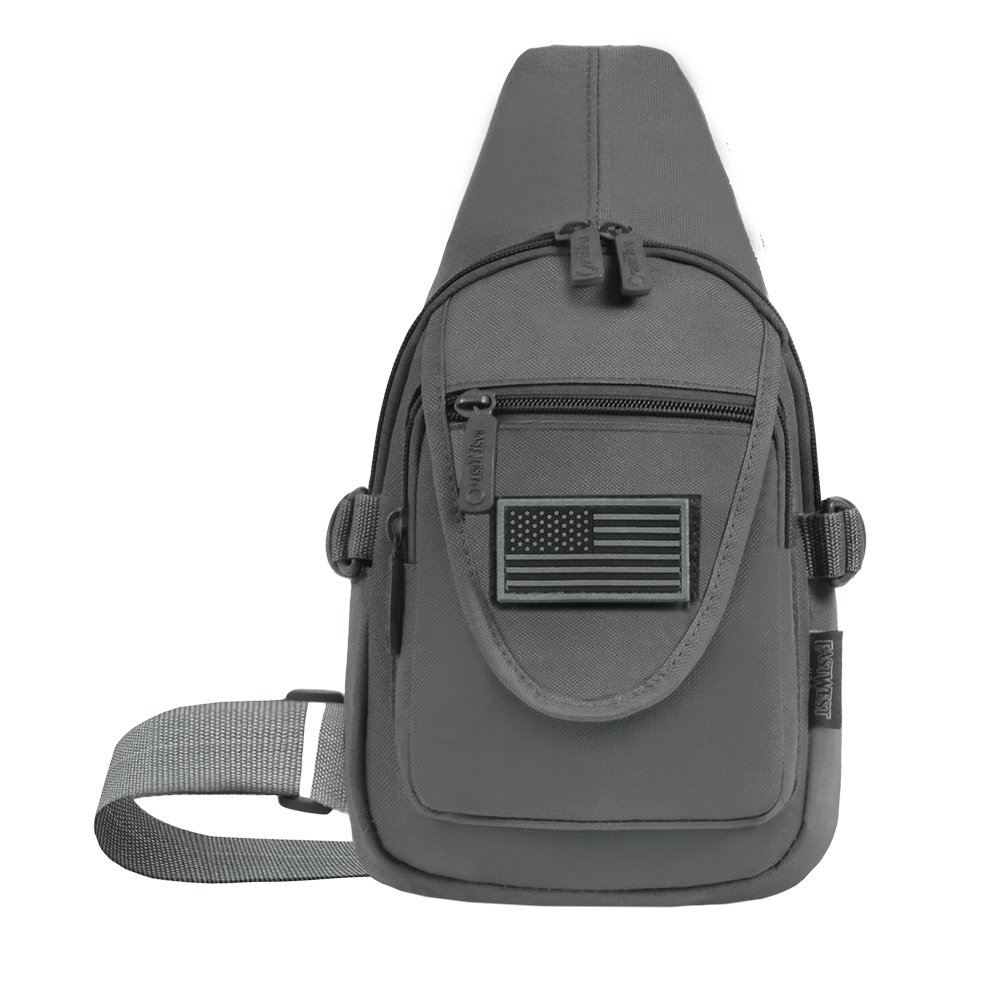 East West U.S.A RT513 Tactical Camouflage Military Sling Chest Utility Pack Bag, Digital Color