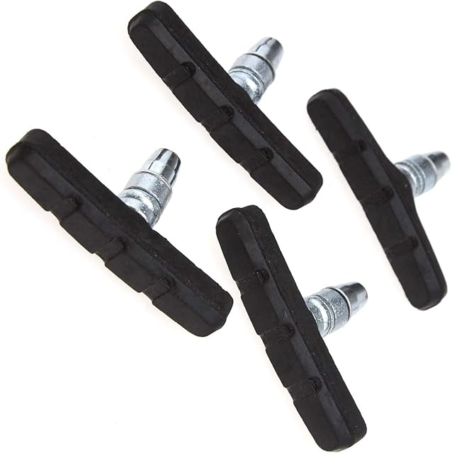 Create idea Set Road Bicycle Brake Pads Blocks Shoes compatible with Mountain Bike V Brake System