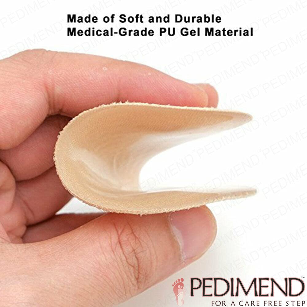 PedimendTM, 4 paia di cuscinetti metatarsali per avampiede, solette per scarpe da donna, tacchi alti e scarpe da corsa, cuscinetto in gel per alleviare la pressione del piede, allevia il dolore al