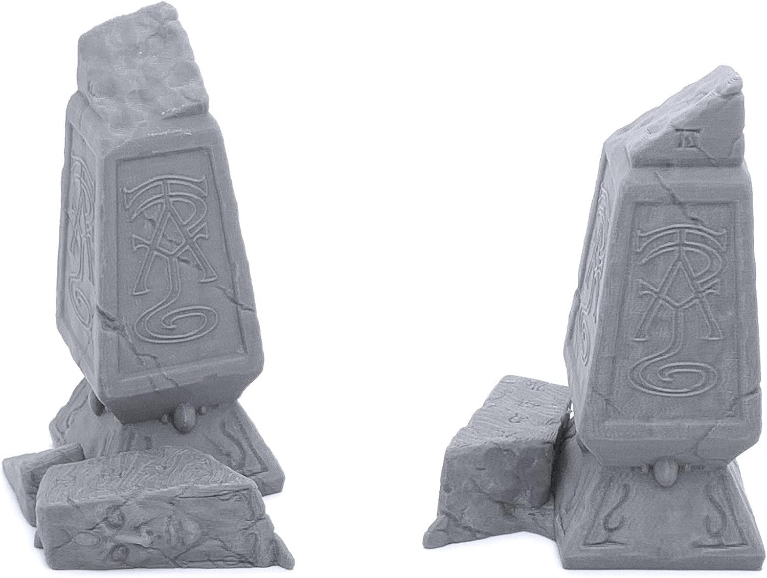 EnderToys Elven Waystones by Makers Anvil, 3D Printed Tabletop RPG Scenery and Wargame Terrain for 28mm Miniatures