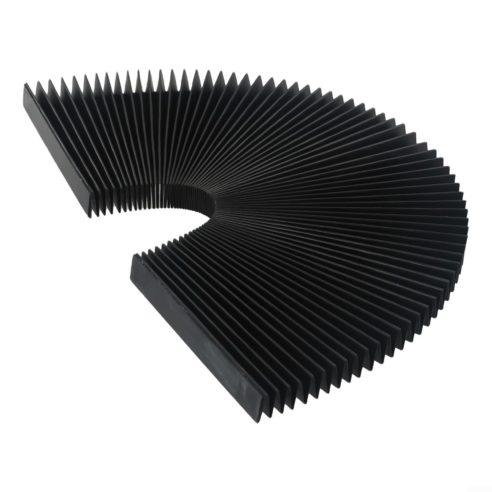 Fraiseuse flexible de protection plate, chiffon de protection de machine CNC, outil de couverture de soufflet d'accordéon, bouclier d'armure de machine (130 mm)