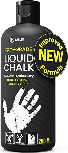 Miniatura 2 de EAGLES Pro Grade Gym Liquid Chalk 50, 120 or 280ml Mess-Free Chalk for Weightlifting, Gymnastics Rock Climbing, Pole Grip, Sports Dries in Seconds -