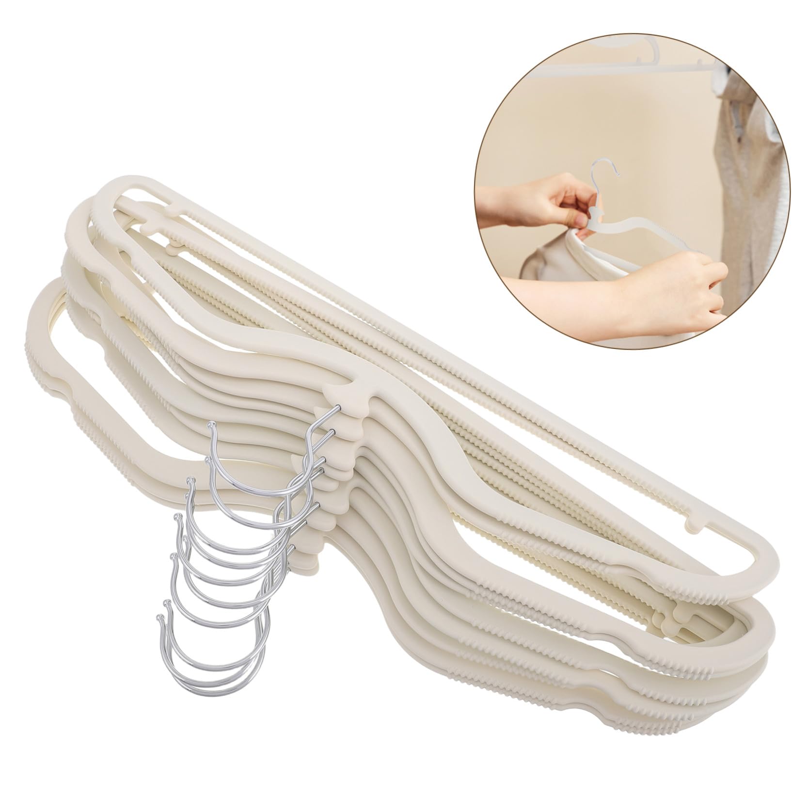 Grucce Corte a Collo Corto in Silicone Antiscivolo 10 Pezzi