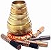 Beaten Tibetan Singing Bowl Set of 5 Hand Hammered - Buddhist Meditation Bowls From Nepal
