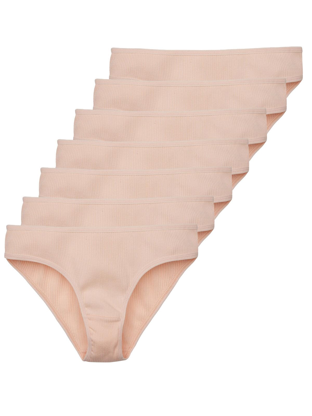 Tazzio Damen Slip 7er-Pack Unterhosen Slips Unterwäsche Pantys Mehrpack Schlüpfer Baumwolle Set F901
