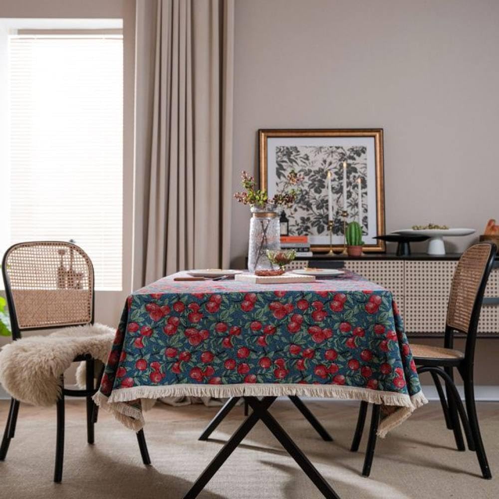 Nappe Jacquard peinture à l'huile style artistique haut de gamme