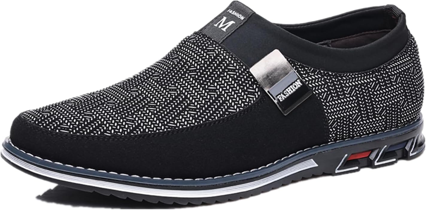 Veslesth Men Casual Shoes Sneakers Loafers Comfort Walking Shoes Fashion Driving Shoes Luxury Leather Shoes for Male Business Work Office Dress Outdoor