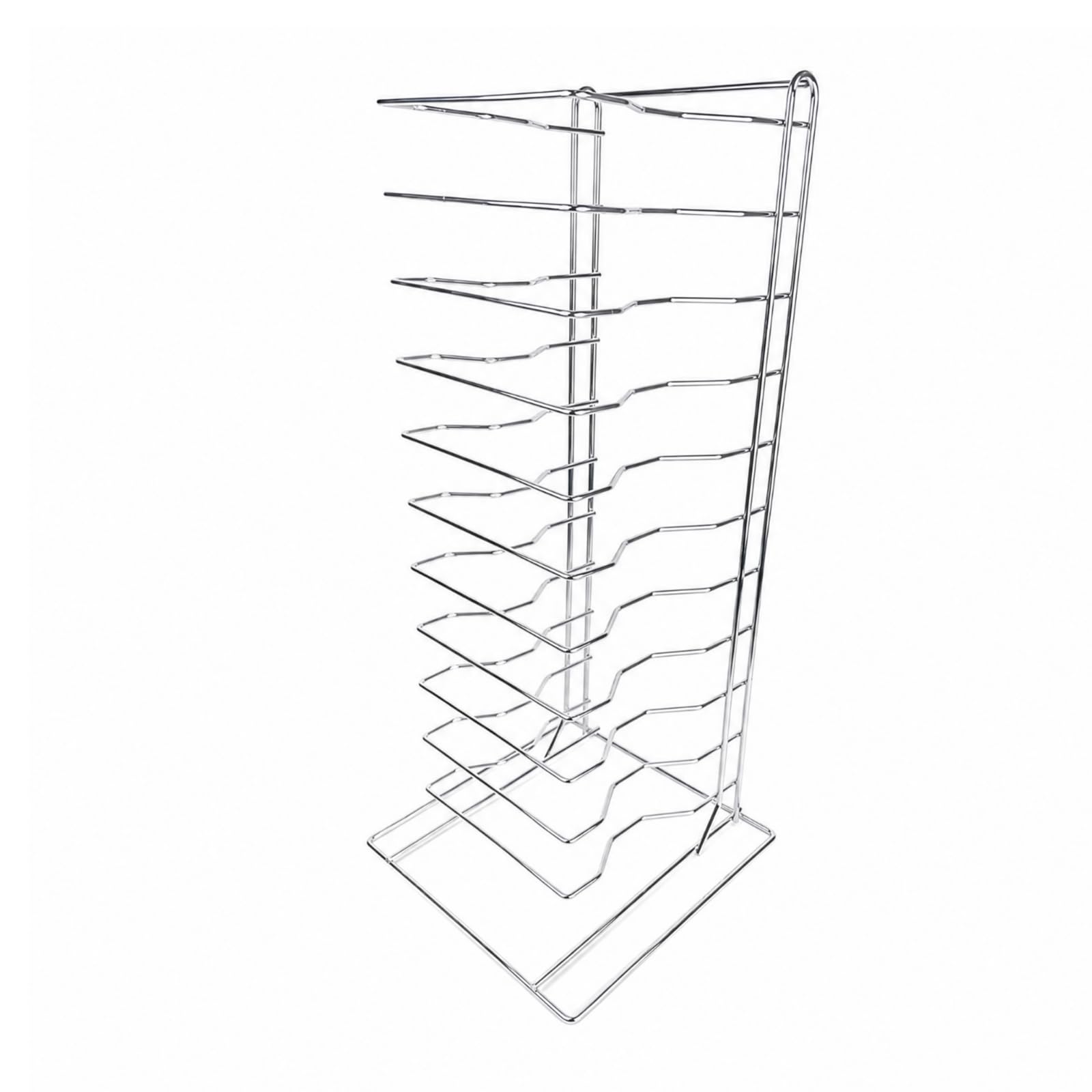 Teglie per Pizza da Piano Resistente Scaffale da Facile Pulire Pulire per Pizzerie, Domestiche, Preparazione Alimenti, 11 Strati