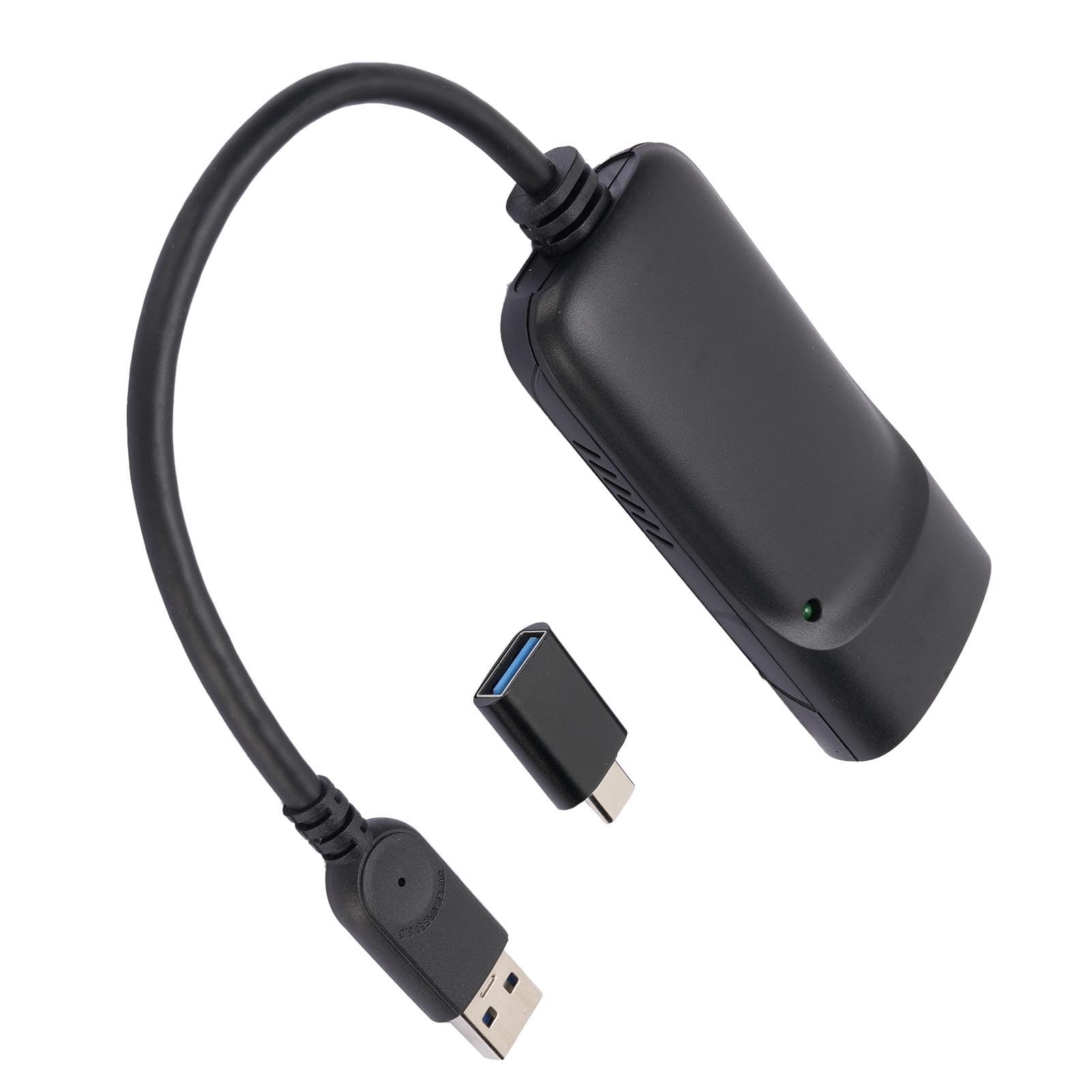 Jiawu Steckbarer USB3.0-auf-High-Definition-Multimedia-Schnittstellenadapter, Doppelbildschirm-High-Definition-Display für Grafikdesign, Bearbeitung für Typ-C-Anschluss