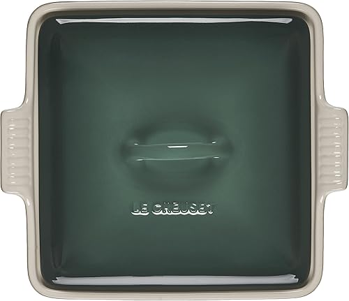 Miniatura 3 de Le Creuset Stoneware Heritage - Cazuela cuadrada cubierta, 2.5qt. (9"), Artichaut
