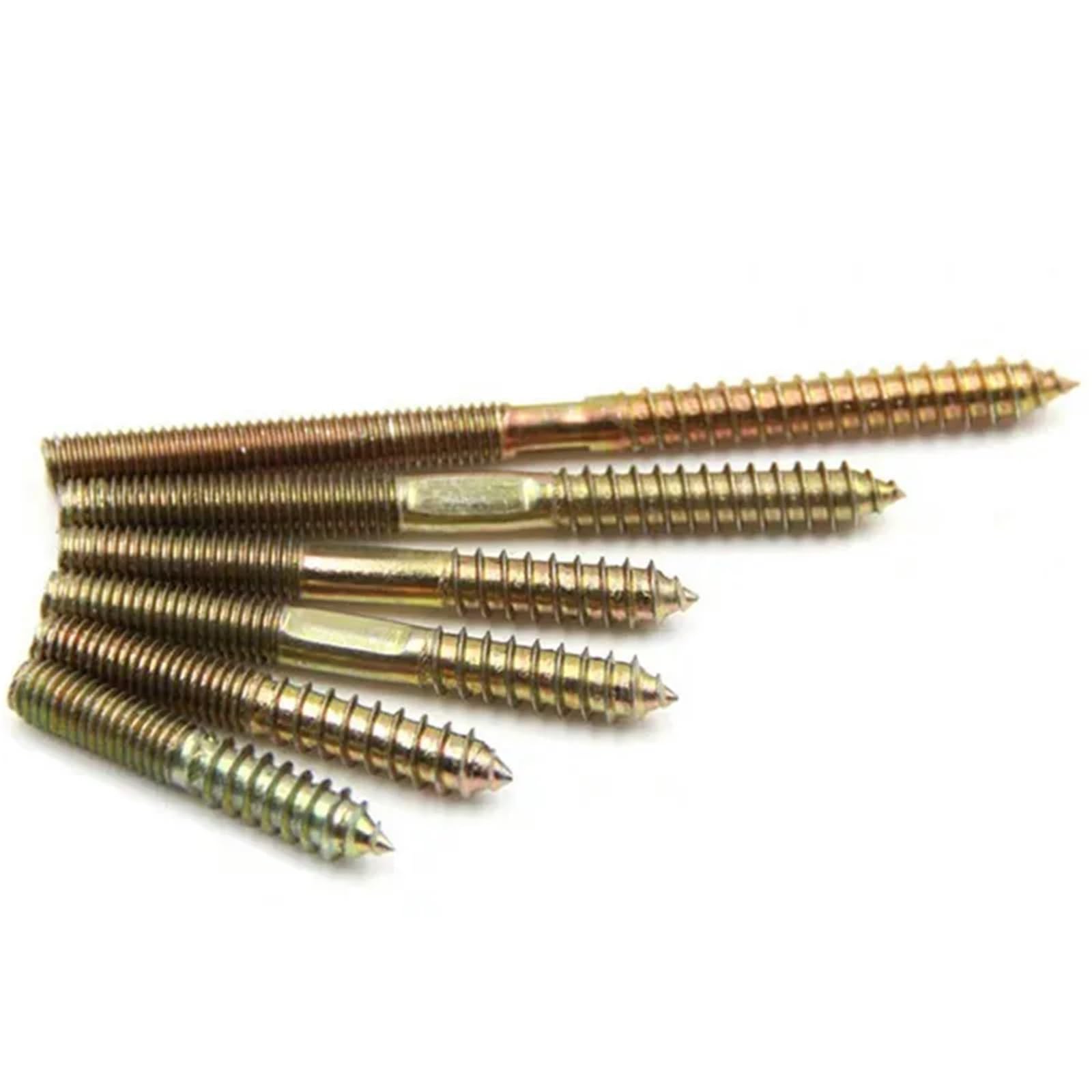 Perno de suspensión de tornillos autorroscantes de doble extremo for madera, Metal, M4, M5, M6, paquete de 280(M5x30 20pcs)