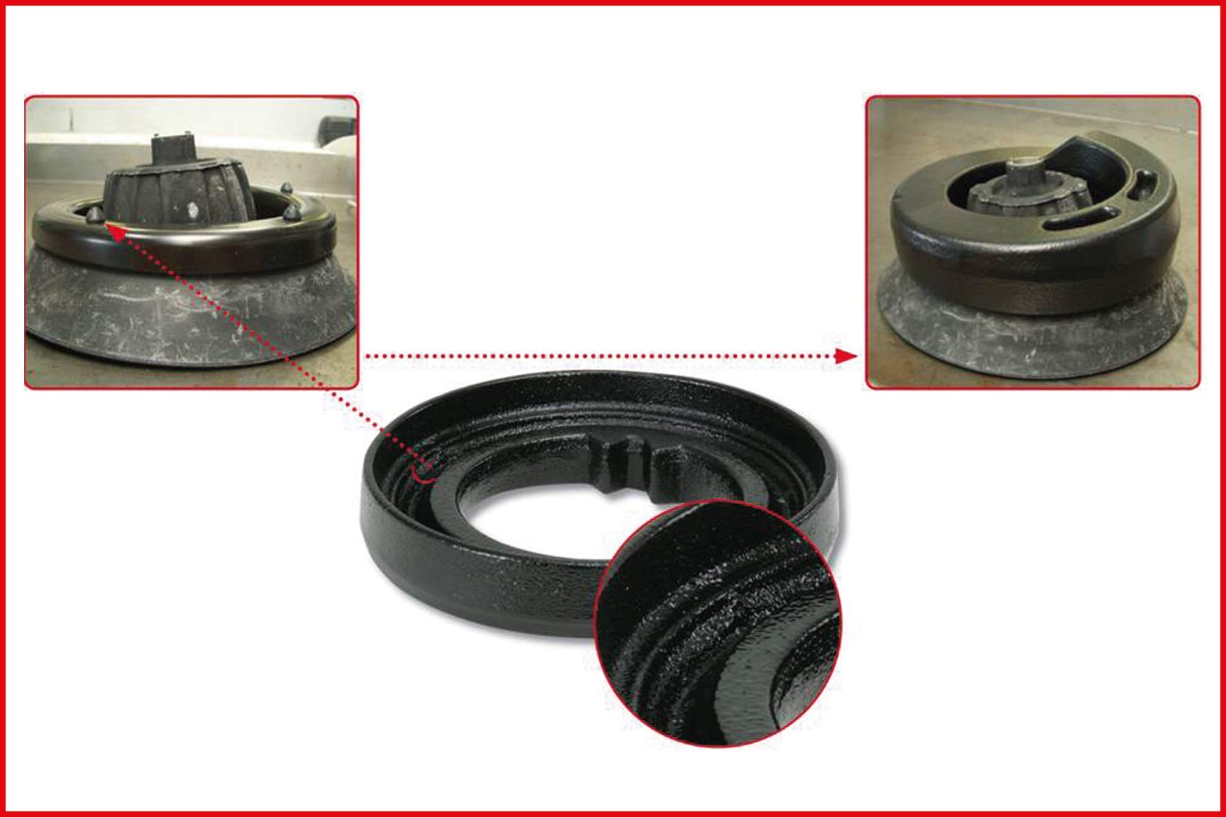 KS Tools 500.8400 Juego de tensor de muelles universal, 6 pzs