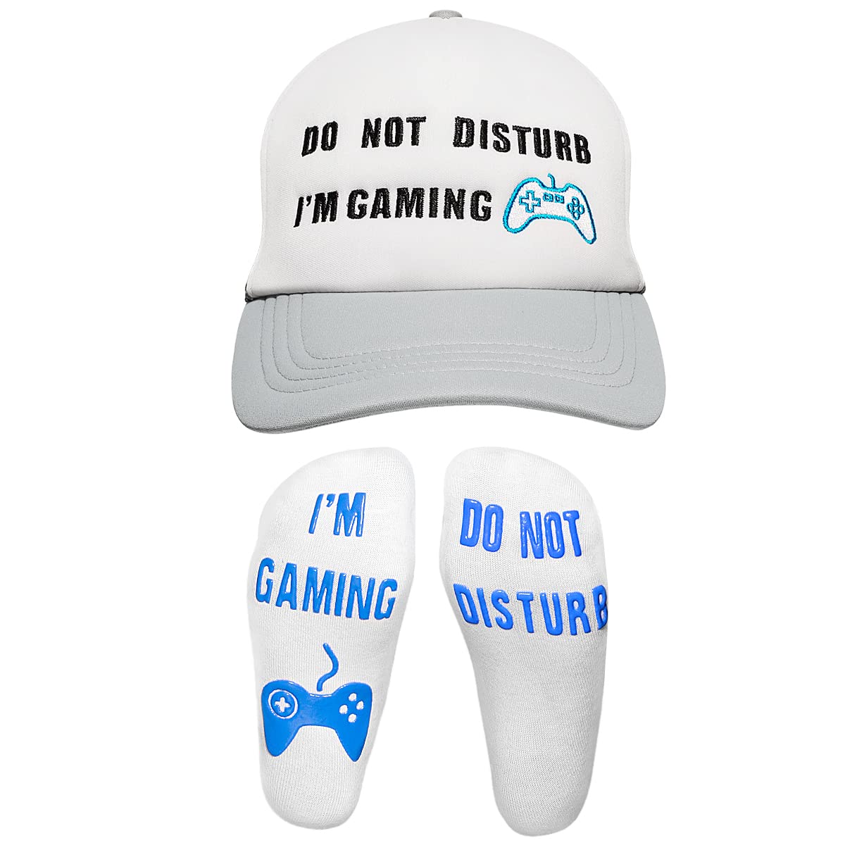 Do Not Disturb Gaming Socks Gamer Beanie Cap Hat for Mens Boys Kids