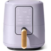 Small Air Fryer 3 Qt with TurboCrisp Technology Compact Mini Air Fryer for Fast, Crispy Cooking, Easy Clean, Perfect for Small Kitchens & Apartments Lavender