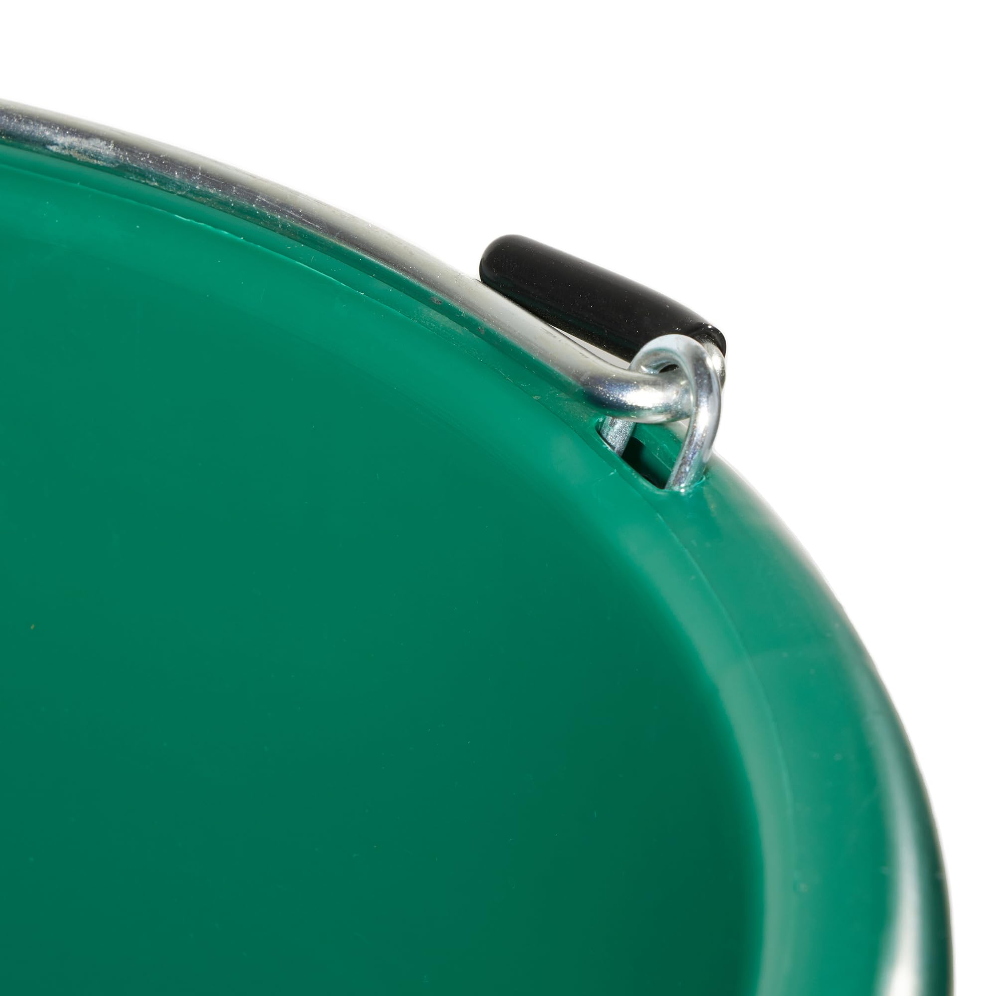 Farm Innovators Cubo térmico de plástico con parte trasera plana de 3 galones con mango de metal, termostato integrado y compartimento oculto para cable, verde, 70 W (paquete de 2)
