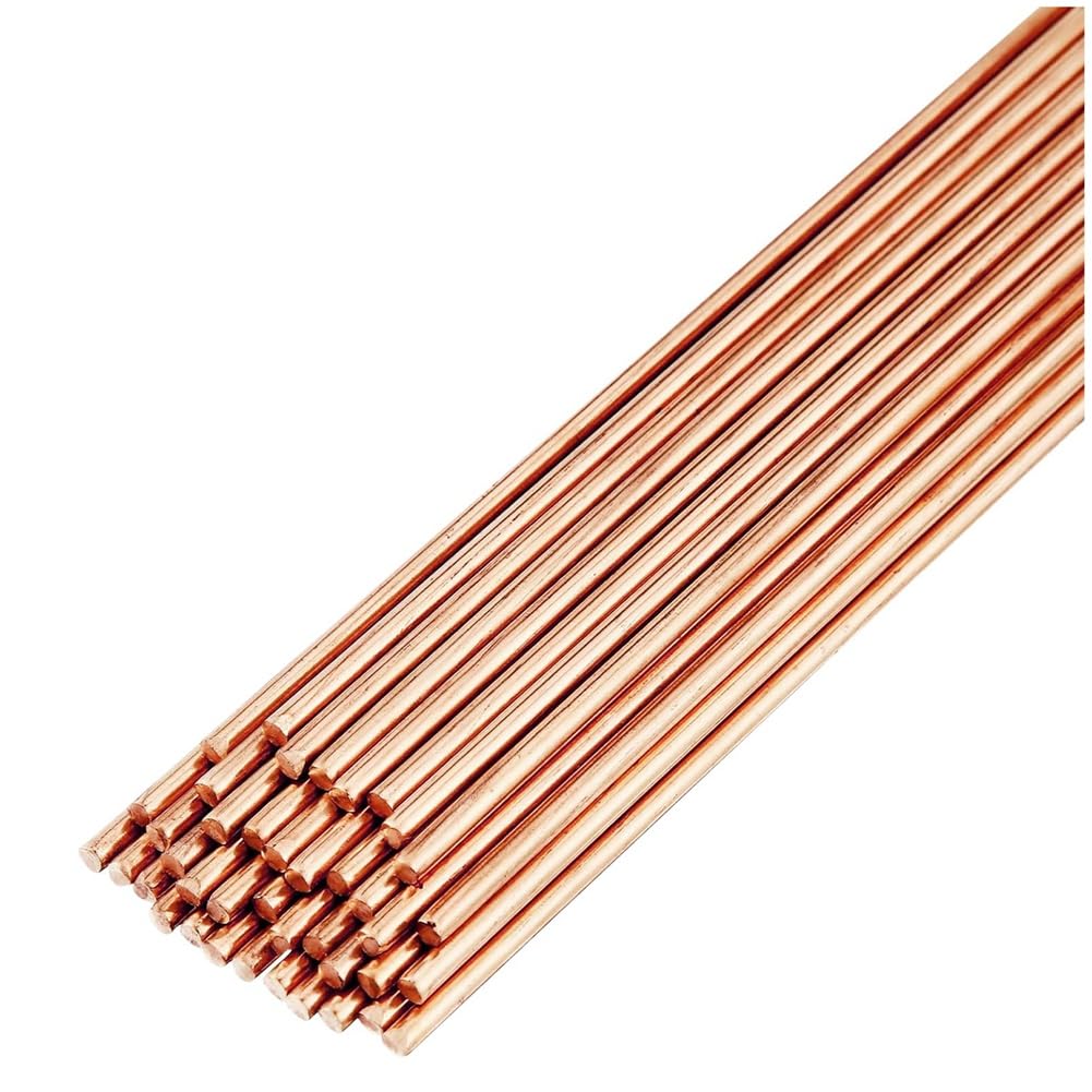 Jnchdghwa As Shown 30Pcs Copper Brazing Rods Phosphor Copper Solder Welding Rods For Copper High Fluidity Phosphor Copper Welding Wire For Brazing Of Copper Low Melting Point Wire