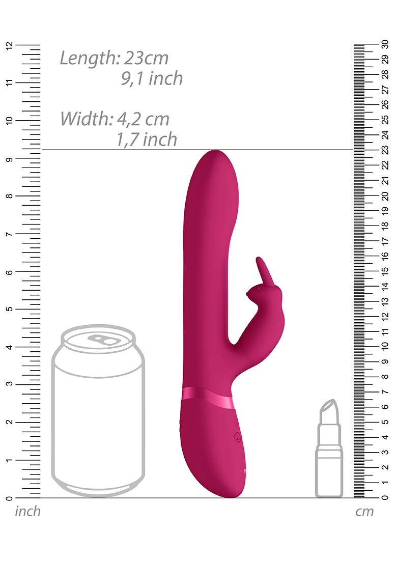 Shots VIVE - Amoris Stimulating Beads Rabbit - Pink