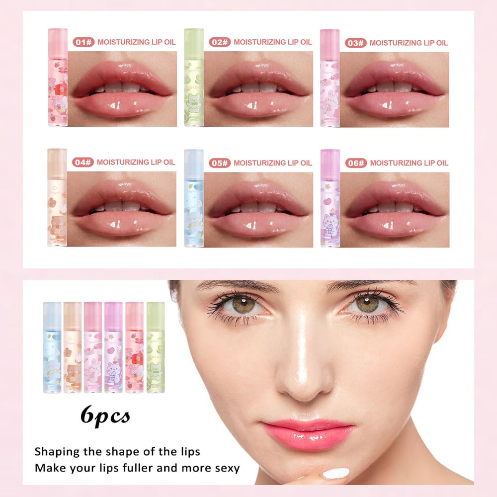 Set De 5 Lip Gloss Brillants Et Huiles Pour Lèvres Teintées Mrettick - Hydratant 16ml - Neuf