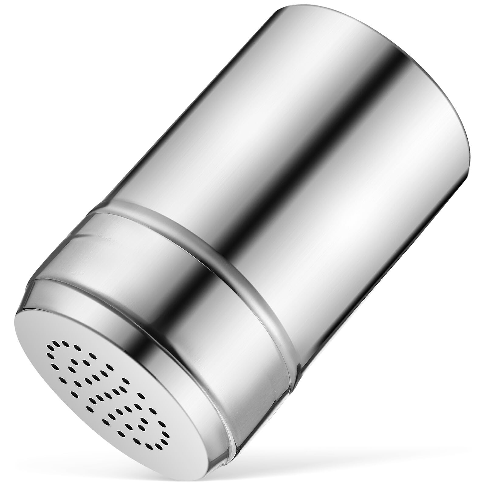 SEWACC Botella de Condimento de Acero Inoxidable para Picnic y Barbacoa al Aire Libre, Dispensador de Pimienta Fácil de Llenar en Color Plata
