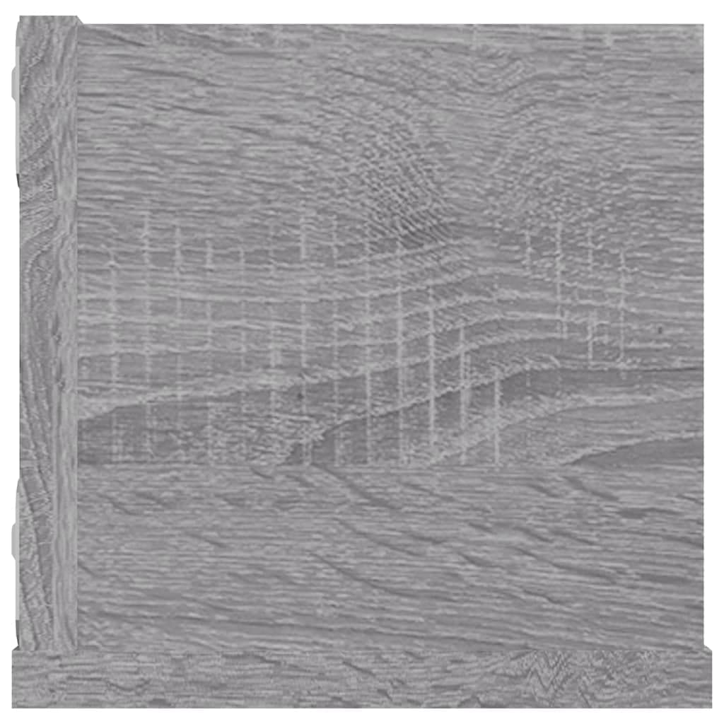 vidaXL Mensola a Muro CD Grigio Sonoma 100x18x18 cm Legno Multistrato, mensola Muro Porta CD, mensola pensile, scaffale a Muro, mensola a Parete
