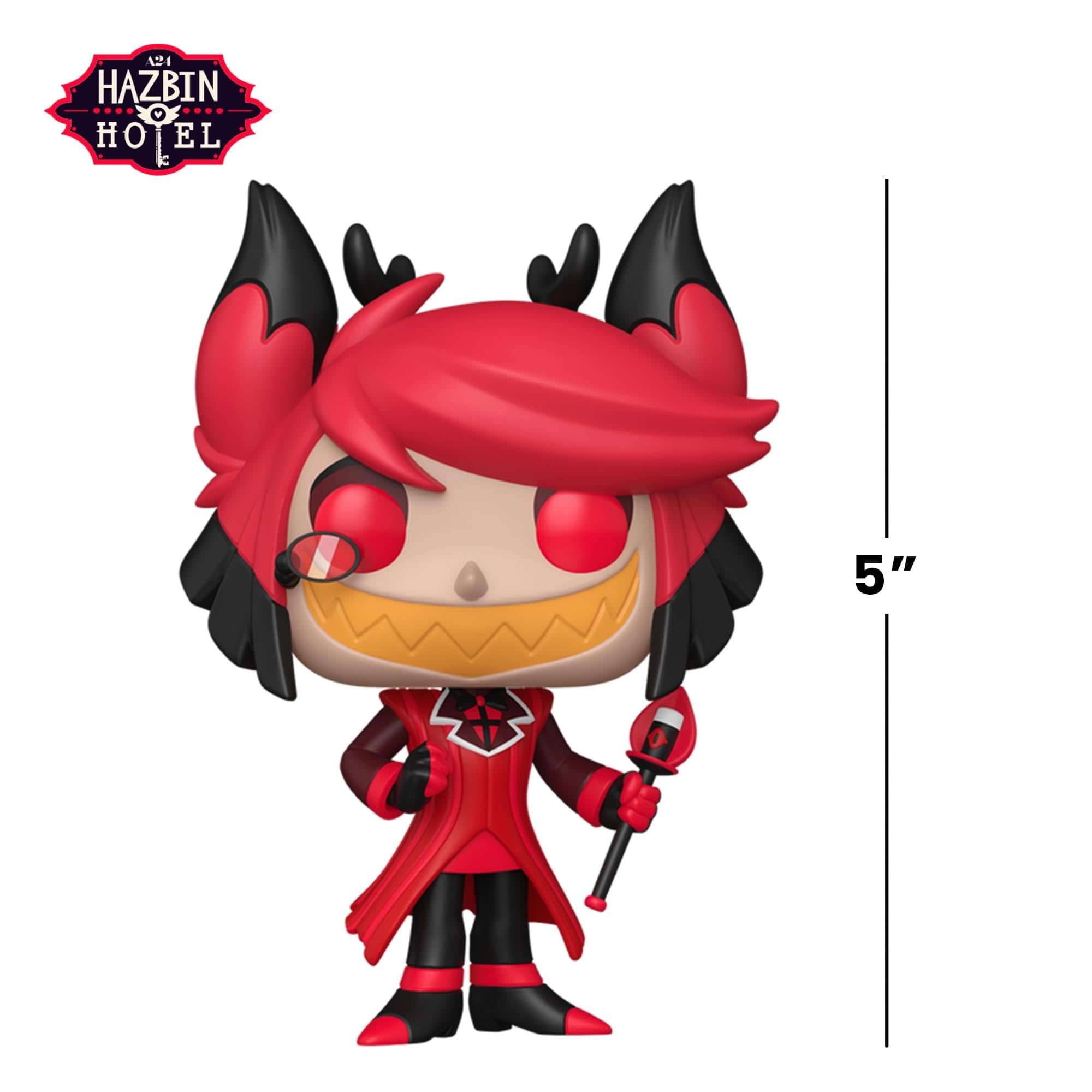 ハズビンホテル アラスター ファンコポップ フィギュア chase Amazon.com: Funko Pop! Animation: Hazbin Hotel - Alastor - 1/6
