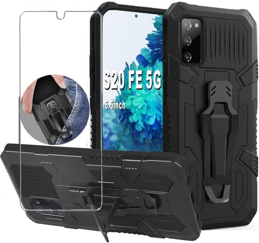 Coque Samsung S20 FE 5G antichoc pour éviter les bris d'écran avec clip robuste