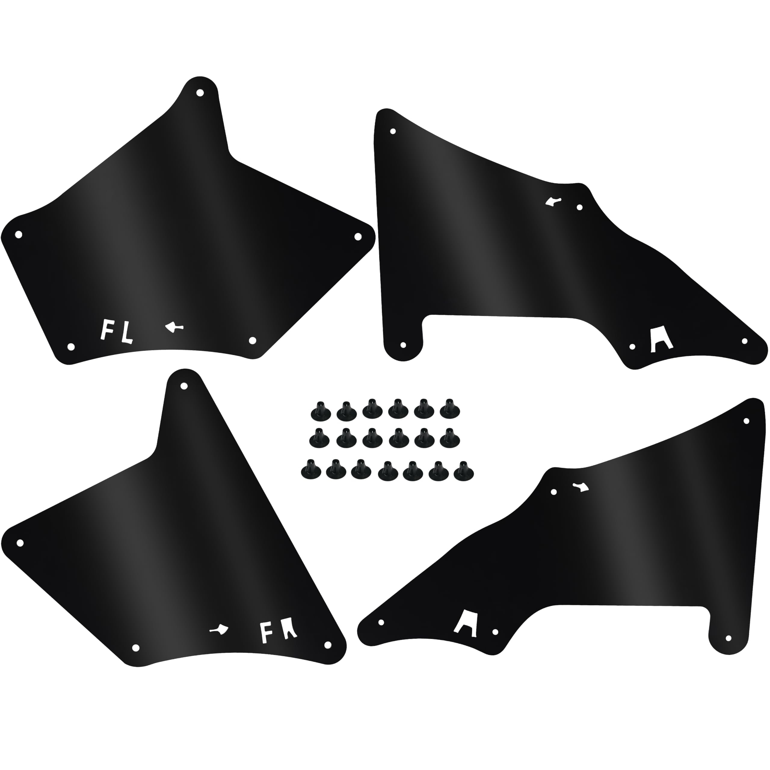 Amazon.com: ECOTRIC Splash Guards Fender Liner Shield Compatible