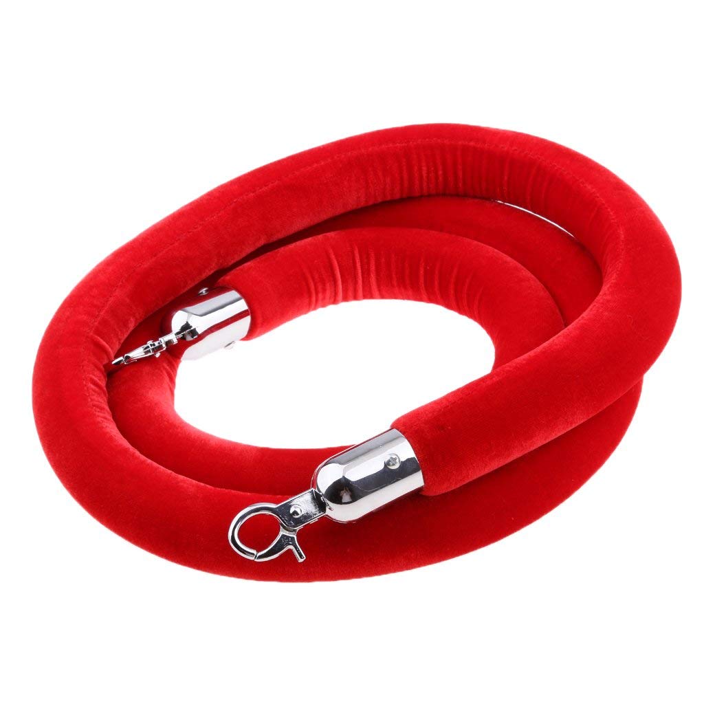 Cord People Stop Rope Barrier System Rope Barrier Velvet 3 Meter Rot