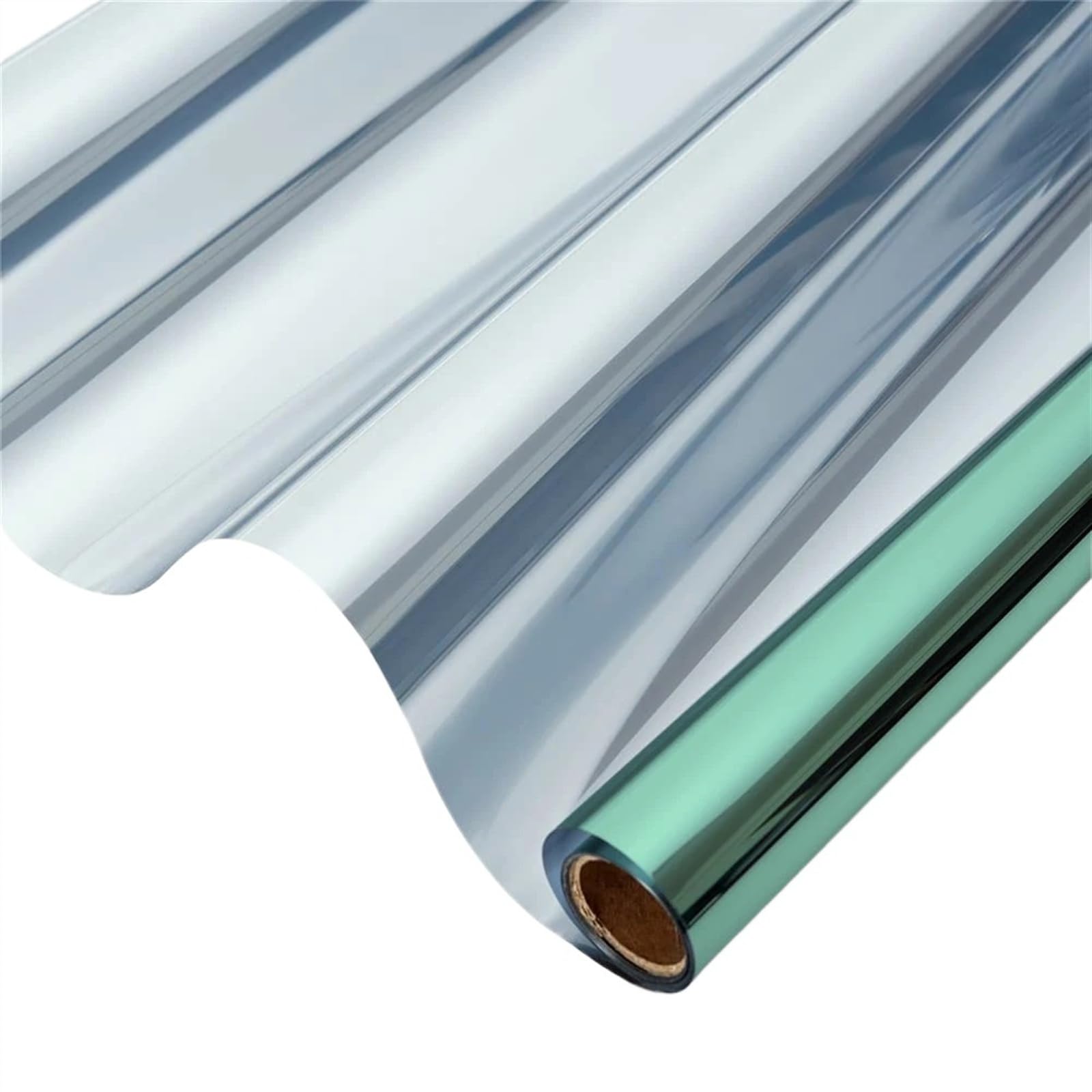 EJvkrbtx One Way Window Privacy Heat Film Multicolor Multiple Sizes(Green-silver,40x200 cm)