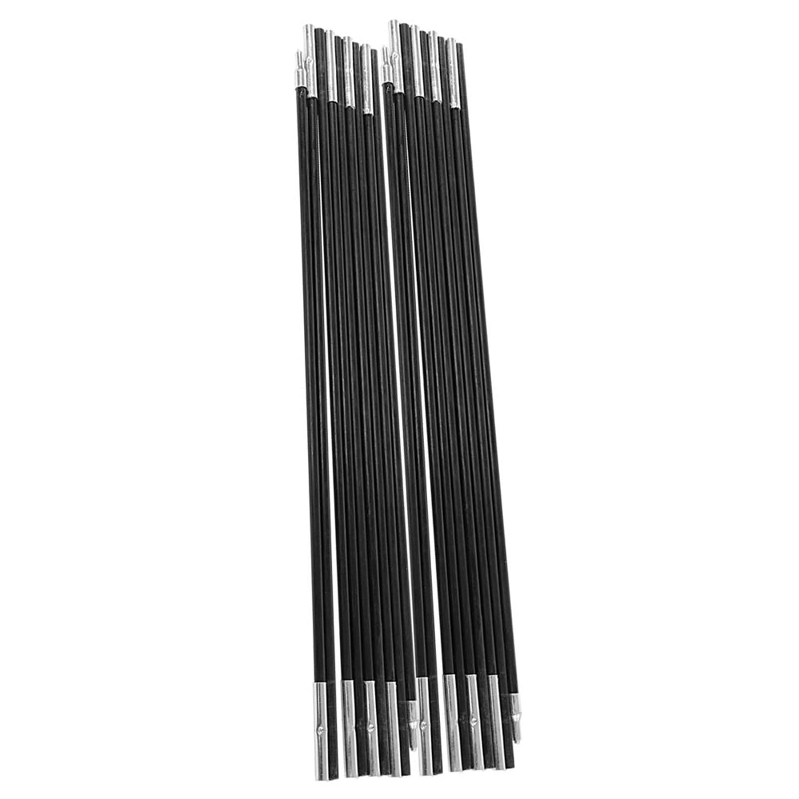 4.9M Tente Polonais Anti-Rouille Portable Pliable en Fiber De Verre Camping Tiges De Tente Remplacement pour 7-8 Personne Tente
