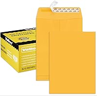 Vista 8 de ValBox - Sobres de catálogo autosellados de seguridad de 6 x 9 pulgadas, paquete de 250 sobres pequeños de papel kraft marrón para envío