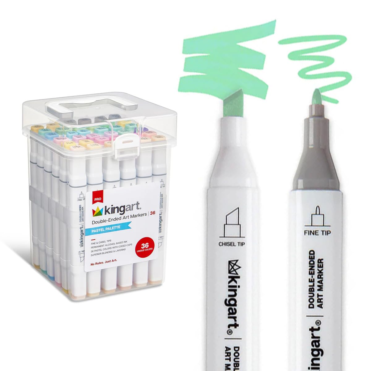 ハーディ ホワイトルースターデカンター Amazon.com: KINGART Double-Ended Art Markers, Fine Point & Chisel