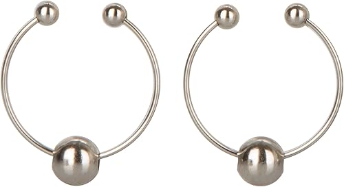 Miniatura 7 de California Exotics - Anillos para pezones, color dorado Oro,plateado