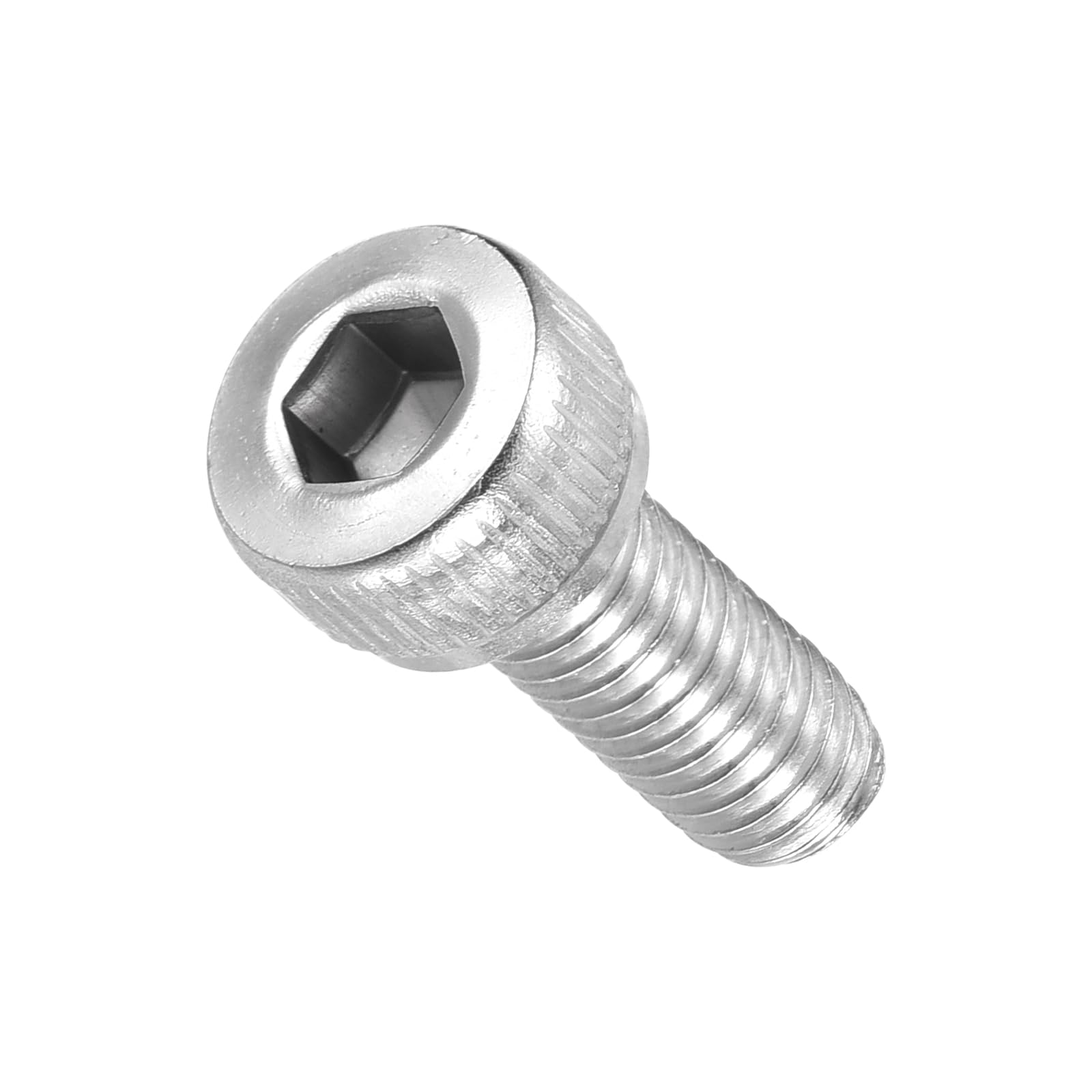 METALLIXITY Socket Head Cap Screw(M4-0.7x10mm)40Pcs, 304 Stainless Steel Allen Socket Drive Metric - Machine Internal Hex Screw UNC Coarse Thread, Silver Tone โ image 1