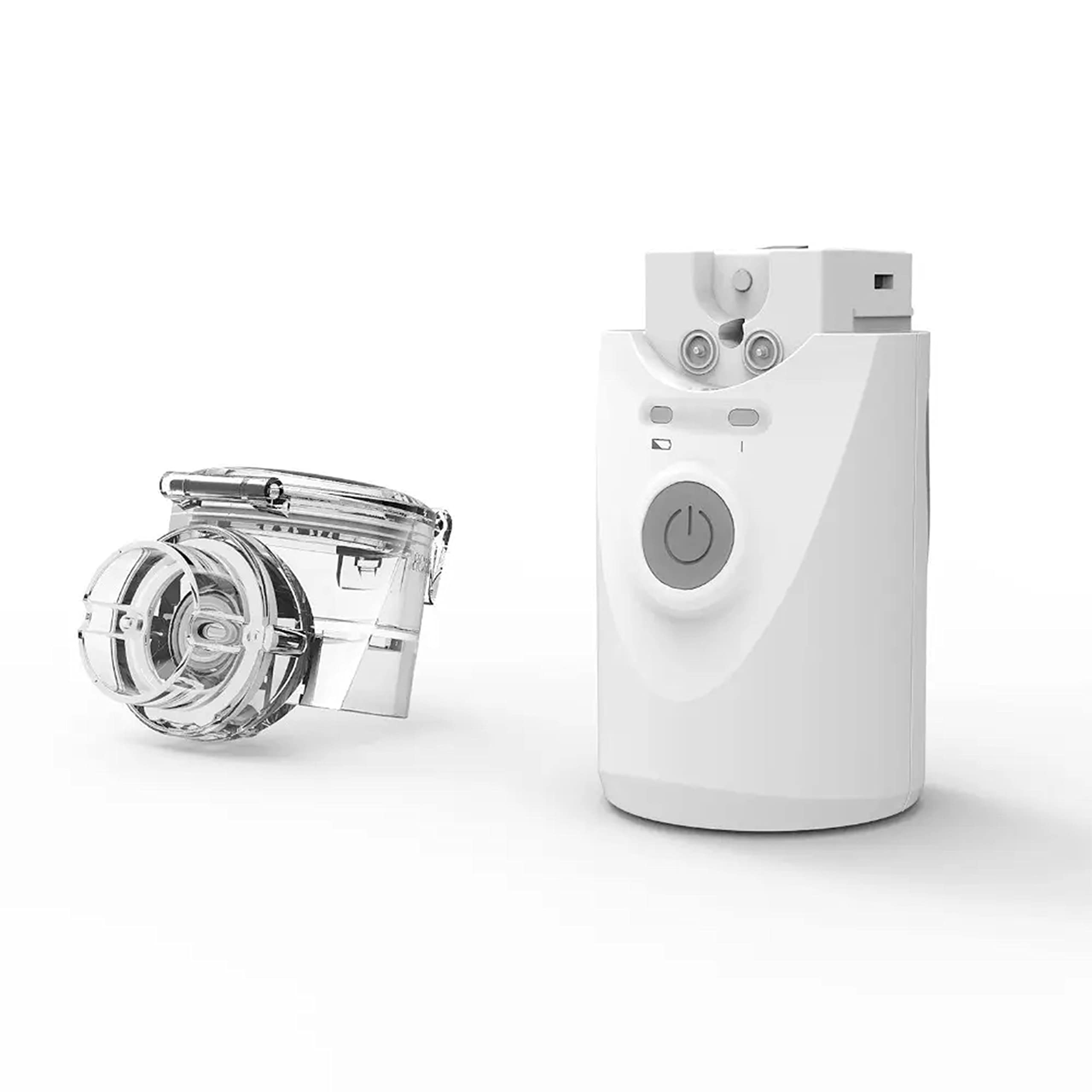 Aerosol Vernebler Portable A Ultraschall Batteriebetrieben Mit Batterie Oder Über USB Mit Inhalator, Maske, Zerstäuber Reisetaschen Büro Zuhause