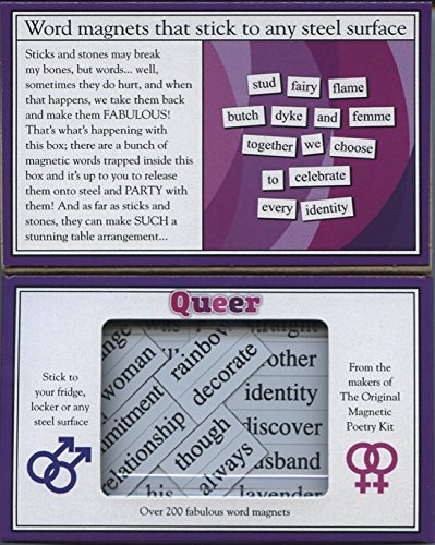Magnetic Poetry - Queer Kit - Words For Refrigerator - Write Poems And Letters On The Fridge - Made In The Usa #TOP1