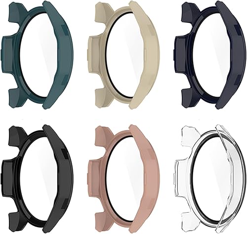 Miniatura 4 de Paquete de 6 fundas rígidas de policarbonato con protector de pantalla de vidrio templado compatible con Huawei Watch GT4 de 1.812 pulgadas (1.811