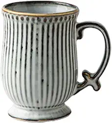 Copo de água, caneca listrada, xícara de café latte, copo de água de cerâmica, caneca multifuncional para escritório, casa, perfeita para chá, café com leite, expresso, copo de bebida quente