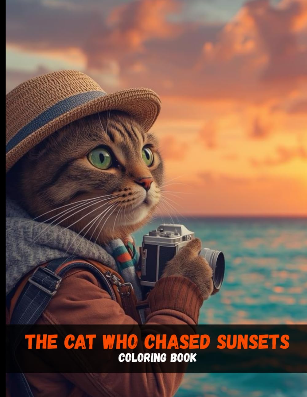The Cat Who Chased Sunsets: A World Coloring Adventure