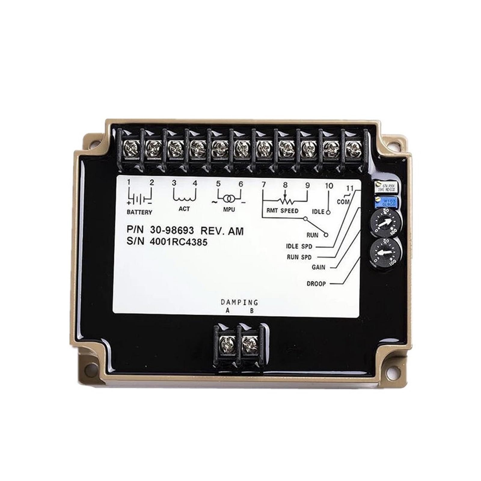 Generator Speed Control EFC 3098693 Gobernador Generador Electrónico Unidad Controladora de Velocidad del Motor