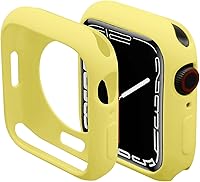 Vista 10 de Miimall Funda compatible con Apple Watch de 1.77 pulgadas, funda delgada de poliuretano termoplástico antiarañazos, funda protectora para Apple