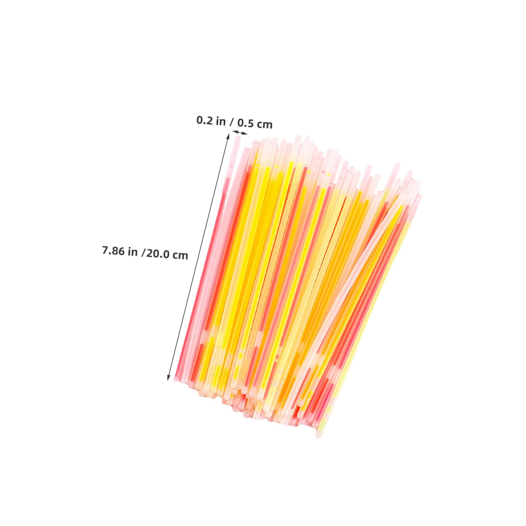 Braccialetti Luminosi Festa 150 Pezzi in Plastica per Bambini e Adulti