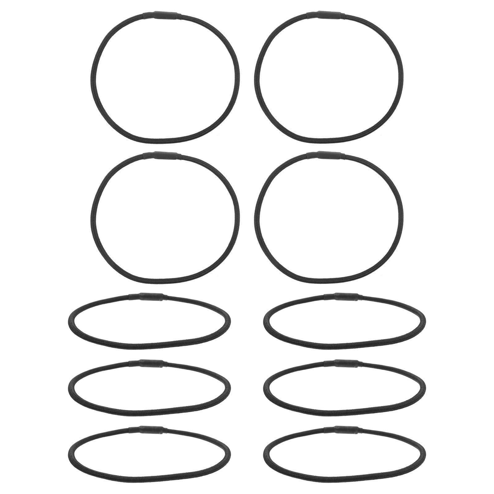 Didiseaon 10 Pièces Corde D'amortisseur à Microphone Corde Élastique Support De Micro Pour Pied Porte-micro Pour Entretien à Cadre Antichoc Support De Microphone Caoutchouc Noir