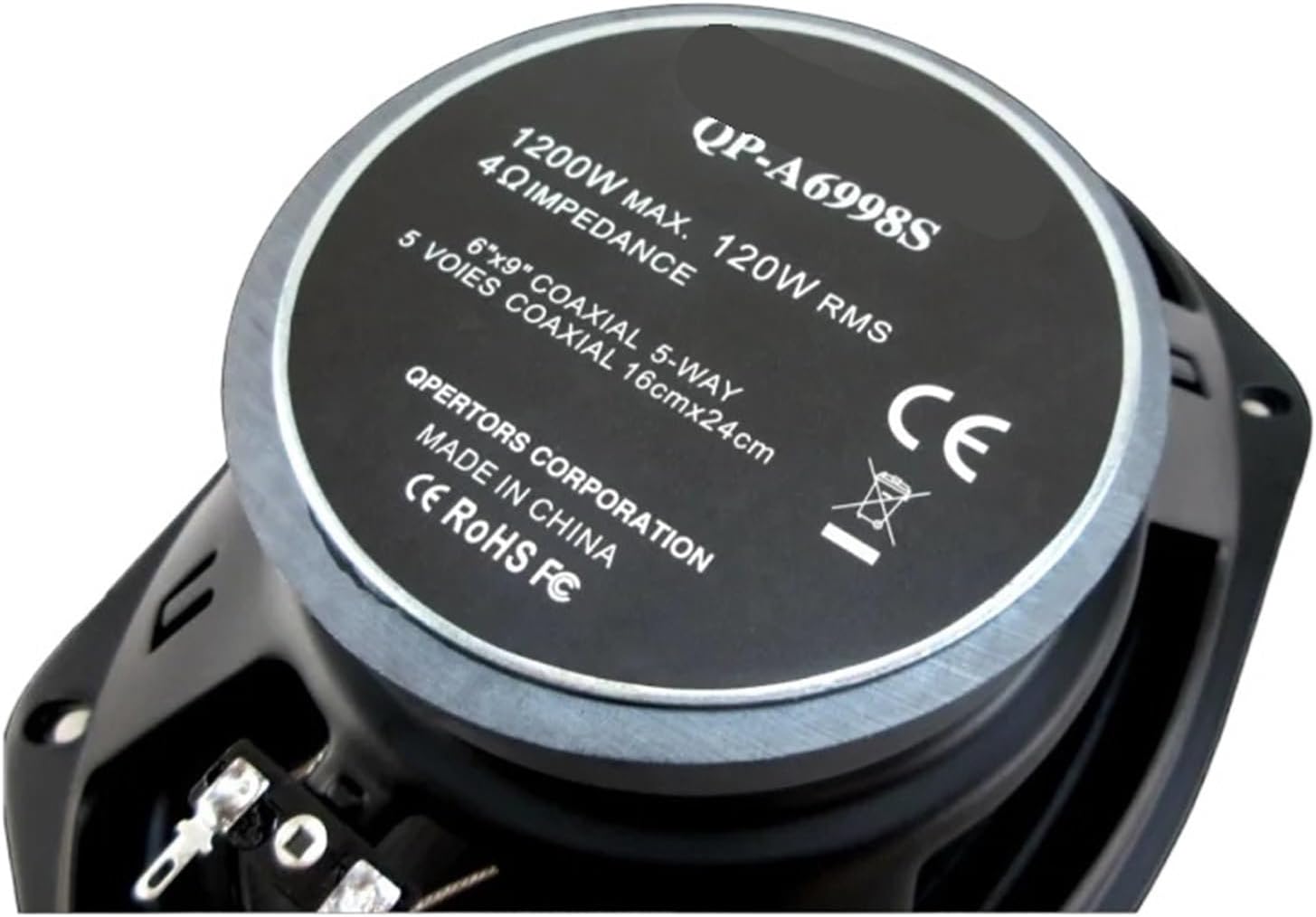 2PCS 6X9 Inch 5-Way Car Audio Speakers (Pair) - Max 1200W Powerful Sound Subwoofer Kit