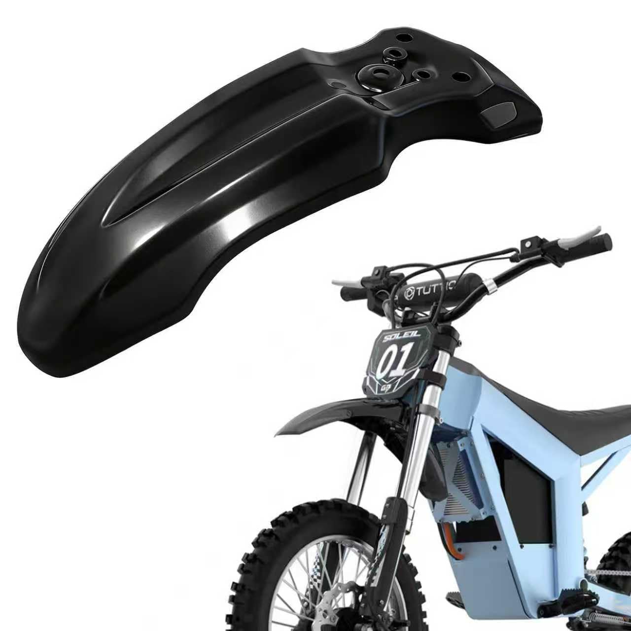 Photo 1 of Plastic Motorcycle Front Wheel Fender Protector Compatible for CRF50 Plastics Kit for 125CC Pit PRO Trail Dirt Bike for Tutti Soleil 01 Fender Mud Guard