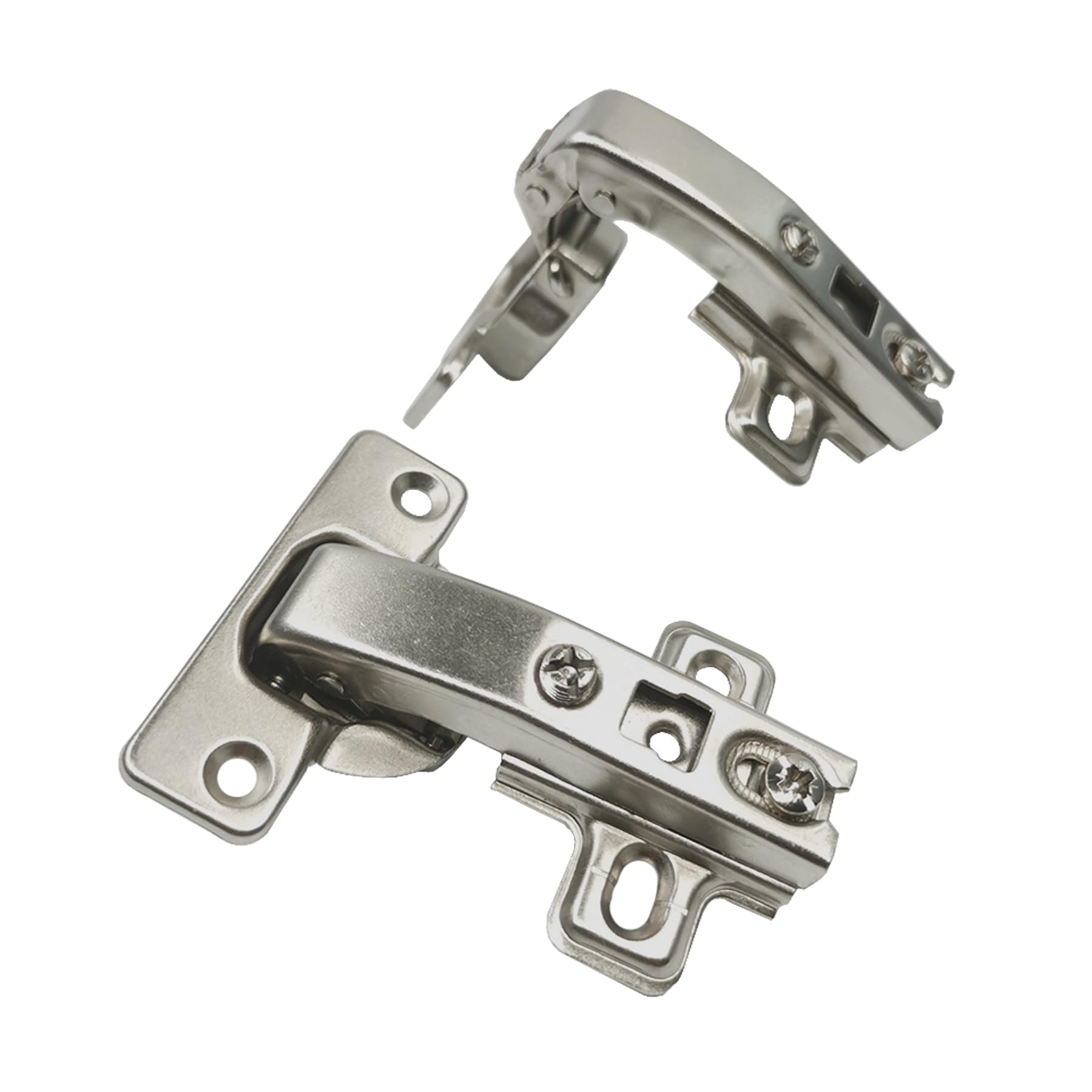 LIKERAINY 95 Grado Bisagra de Tacos Ø 35 mm sin Amortiguación para Puertas Bisagras para Puertas de Empotrado Mueble Armario Juego de 4
